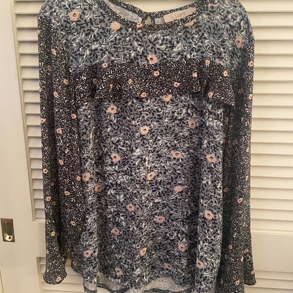 Ruffle Front Blouse - Picture 1 of 3